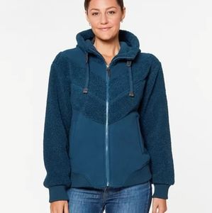 COPY - Koolaburra By UGG Hood Cropped Sharpa Bomber Jacket